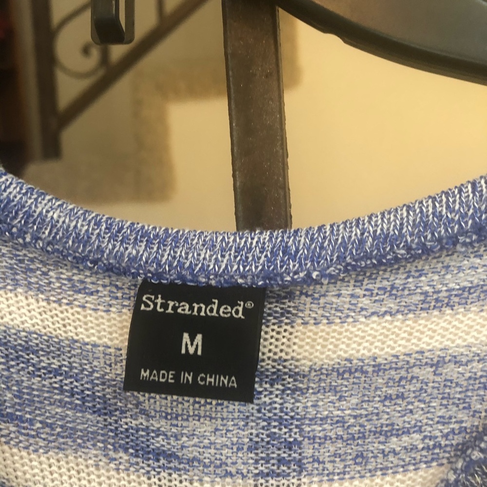 Stranded Love Rope Heart StripeKnit Racer Tank - Picture 3 of 5